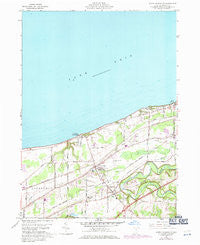 North Kingsville Ohio Historical topographic map, 1:24000 scale, 7.5 X 7.5 Minute, Year 1960