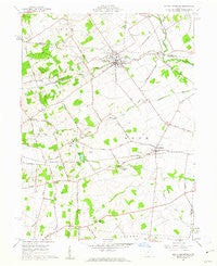 North Lewisburg Ohio Historical topographic map, 1:24000 scale, 7.5 X 7.5 Minute, Year 1961