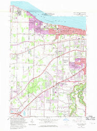 North Olmsted Ohio Historical topographic map, 1:24000 scale, 7.5 X 7.5 Minute, Year 1963