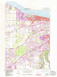 North Olmsted Ohio Historical topographic map, 1:24000 scale, 7.5 X 7.5 Minute, Year 1963