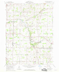 North Robinson Ohio Historical topographic map, 1:24000 scale, 7.5 X 7.5 Minute, Year 1960