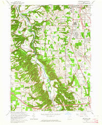 Northfield Ohio Historical topographic map, 1:24000 scale, 7.5 X 7.5 Minute, Year 1963