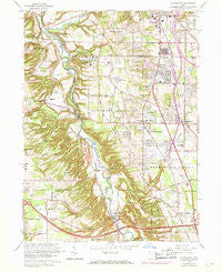 Northfield Ohio Historical topographic map, 1:24000 scale, 7.5 X 7.5 Minute, Year 1963
