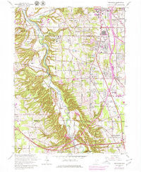 Northfield Ohio Historical topographic map, 1:24000 scale, 7.5 X 7.5 Minute, Year 1963