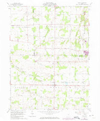 Nova Ohio Historical topographic map, 1:24000 scale, 7.5 X 7.5 Minute, Year 1960