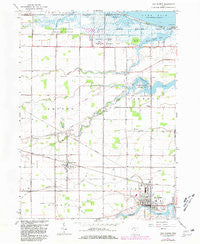 Oak Harbor Ohio Historical topographic map, 1:24000 scale, 7.5 X 7.5 Minute, Year 1967