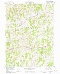 Old Washington Ohio Historical topographic map, 1:24000 scale, 7.5 X 7.5 Minute, Year 1962