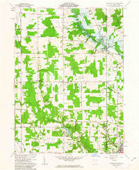 Orangeville Ohio Historical topographic map, 1:24000 scale, 7.5 X 7.5 Minute, Year 1961