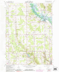 Orangeville Ohio Historical topographic map, 1:24000 scale, 7.5 X 7.5 Minute, Year 1961