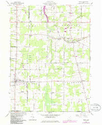 Orwell Ohio Historical topographic map, 1:24000 scale, 7.5 X 7.5 Minute, Year 1960