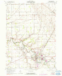 Ottawa Ohio Historical topographic map, 1:24000 scale, 7.5 X 7.5 Minute, Year 1960