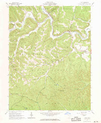 Otway Ohio Historical topographic map, 1:24000 scale, 7.5 X 7.5 Minute, Year 1961