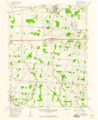 Pataskala Ohio Historical topographic map, 1:24000 scale, 7.5 X 7.5 Minute, Year 1958