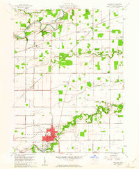 Paulding Ohio Historical topographic map, 1:24000 scale, 7.5 X 7.5 Minute, Year 1960