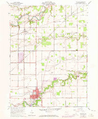 Paulding Ohio Historical topographic map, 1:24000 scale, 7.5 X 7.5 Minute, Year 1960
