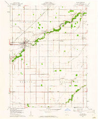 Payne Ohio Historical topographic map, 1:24000 scale, 7.5 X 7.5 Minute, Year 1960