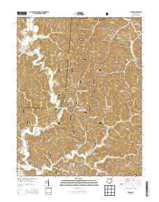 Pedro Ohio Historical topographic map, 1:24000 scale, 7.5 X 7.5 Minute, Year 2013