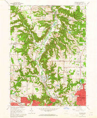 Peninsula Ohio Historical topographic map, 1:24000 scale, 7.5 X 7.5 Minute, Year 1963