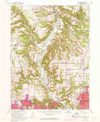 Peninsula Ohio Historical topographic map, 1:24000 scale, 7.5 X 7.5 Minute, Year 1963