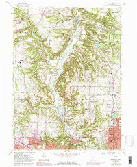 Peninsula Ohio Historical topographic map, 1:24000 scale, 7.5 X 7.5 Minute, Year 1963