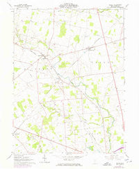 Peoria Ohio Historical topographic map, 1:24000 scale, 7.5 X 7.5 Minute, Year 1961