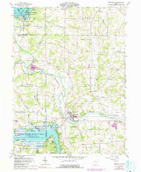 Perrysville Ohio Historical topographic map, 1:24000 scale, 7.5 X 7.5 Minute, Year 1961