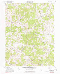 Petersburg Ohio Historical topographic map, 1:24000 scale, 7.5 X 7.5 Minute, Year 1961