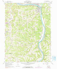 Philo Ohio Historical topographic map, 1:24000 scale, 7.5 X 7.5 Minute, Year 1961