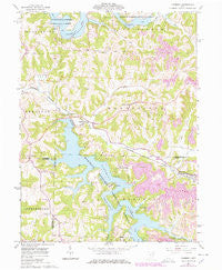 Piedmont Ohio Historical topographic map, 1:24000 scale, 7.5 X 7.5 Minute, Year 1961
