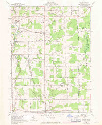Pierpont Ohio Historical topographic map, 1:24000 scale, 7.5 X 7.5 Minute, Year 1960