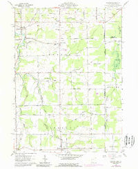 Pierpont Ohio Historical topographic map, 1:24000 scale, 7.5 X 7.5 Minute, Year 1960