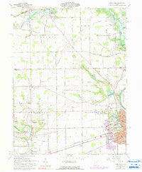 Piqua West Ohio Historical topographic map, 1:24000 scale, 7.5 X 7.5 Minute, Year 1961