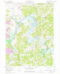 Plainfield Ohio Historical topographic map, 1:24000 scale, 7.5 X 7.5 Minute, Year 1962