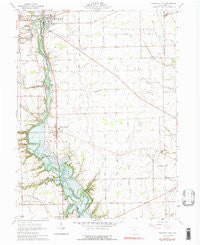 Pleasant Hill Ohio Historical topographic map, 1:24000 scale, 7.5 X 7.5 Minute, Year 1961