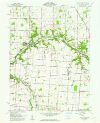 Port Jefferson Ohio Historical topographic map, 1:24000 scale, 7.5 X 7.5 Minute, Year 1961