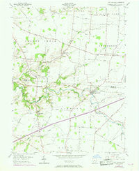 Port William Ohio Historical topographic map, 1:24000 scale, 7.5 X 7.5 Minute, Year 1955