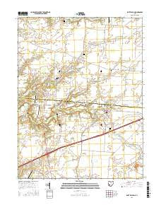 Port William Ohio Current topographic map, 1:24000 scale, 7.5 X 7.5 Minute, Year 2016