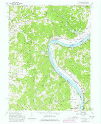 Portland Ohio Historical topographic map, 1:24000 scale, 7.5 X 7.5 Minute, Year 1960
