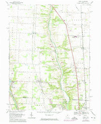 Powell Ohio Historical topographic map, 1:24000 scale, 7.5 X 7.5 Minute, Year 1967