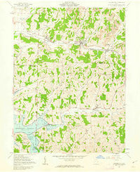 Quaker City Ohio Historical topographic map, 1:24000 scale, 7.5 X 7.5 Minute, Year 1961