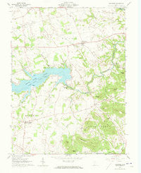 Rainsboro Ohio Historical topographic map, 1:24000 scale, 7.5 X 7.5 Minute, Year 1961