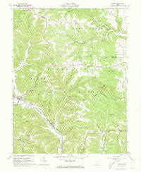 Rarden Ohio Historical topographic map, 1:24000 scale, 7.5 X 7.5 Minute, Year 1961