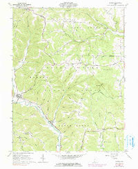 Rarden Ohio Historical topographic map, 1:24000 scale, 7.5 X 7.5 Minute, Year 1961