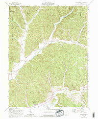 Ratcliffburg Ohio Historical topographic map, 1:24000 scale, 7.5 X 7.5 Minute, Year 1992