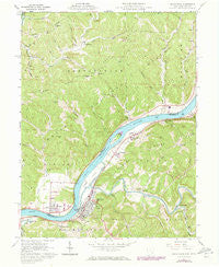 Raven Rock West Virginia Historical topographic map, 1:24000 scale, 7.5 X 7.5 Minute, Year 1961
