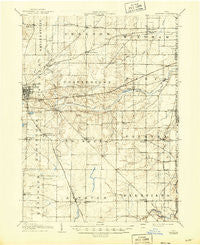 Ravenna Ohio Historical topographic map, 1:62500 scale, 15 X 15 Minute, Year 1908