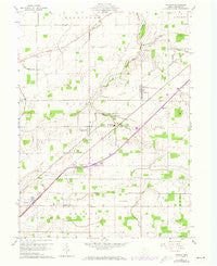 Rawson Ohio Historical topographic map, 1:24000 scale, 7.5 X 7.5 Minute, Year 1960