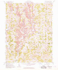 Reinersville Ohio Historical topographic map, 1:24000 scale, 7.5 X 7.5 Minute, Year 1961