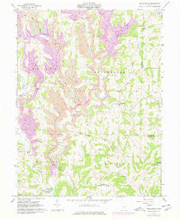 Reinersville Ohio Historical topographic map, 1:24000 scale, 7.5 X 7.5 Minute, Year 1961