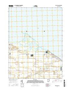 Reno Beach Ohio Current topographic map, 1:24000 scale, 7.5 X 7.5 Minute, Year 2016